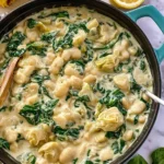 Creamy-Spinach-Artichoke-Butter-Beans-Recipe