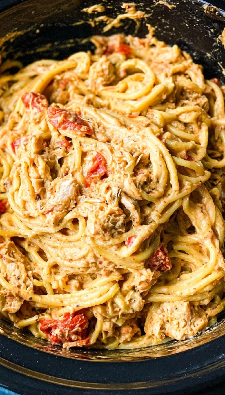 Crockpot Chicken Spaghetti 125 Crockpot Chicken Spaghetti
