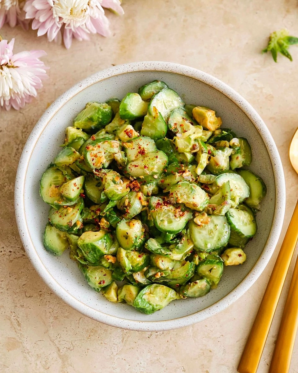 Cucumber Avocado Salad (Creamy, and Ready in 10 minutes)