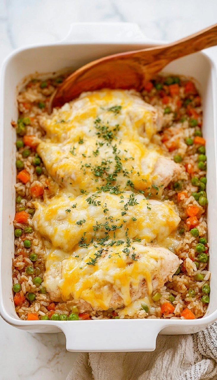 Easy Chicken and Rice Casserole 95 Easy Chicken and Rice Casserole