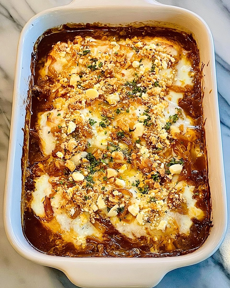 French Onion Chicken Bake