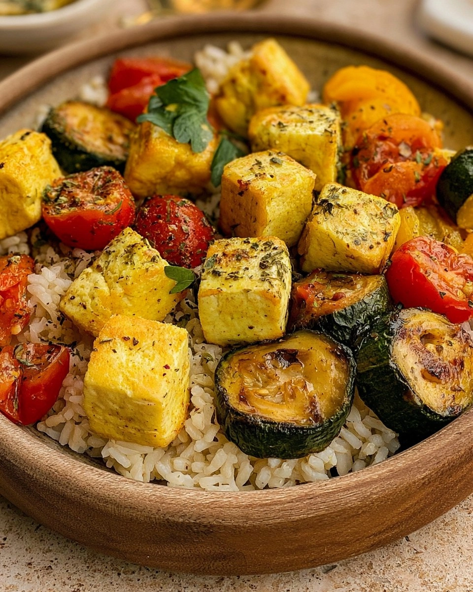 Greek Tofu & Rice Bowls