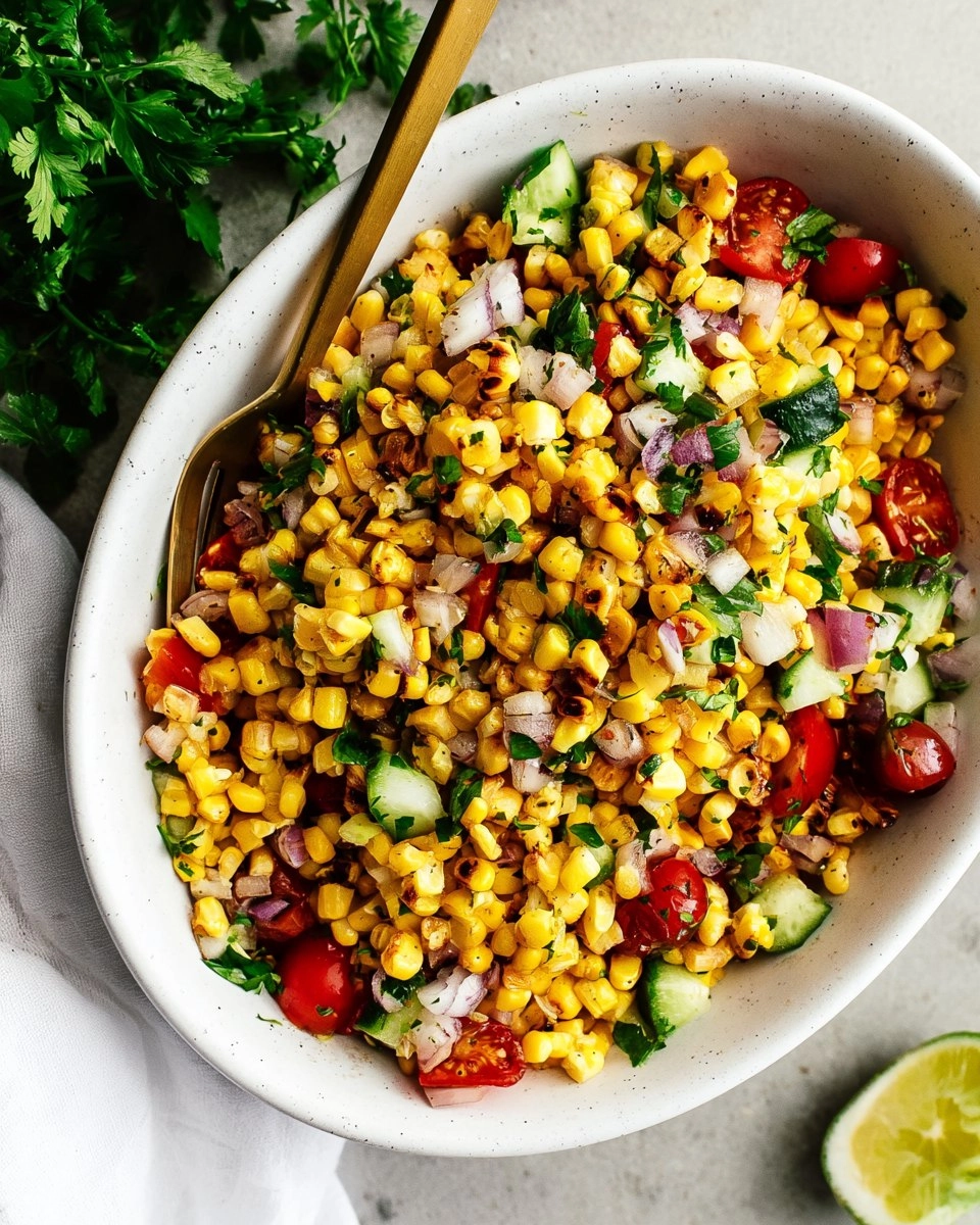 Grilled Corn Salad | Fresh Summer Cookout Side