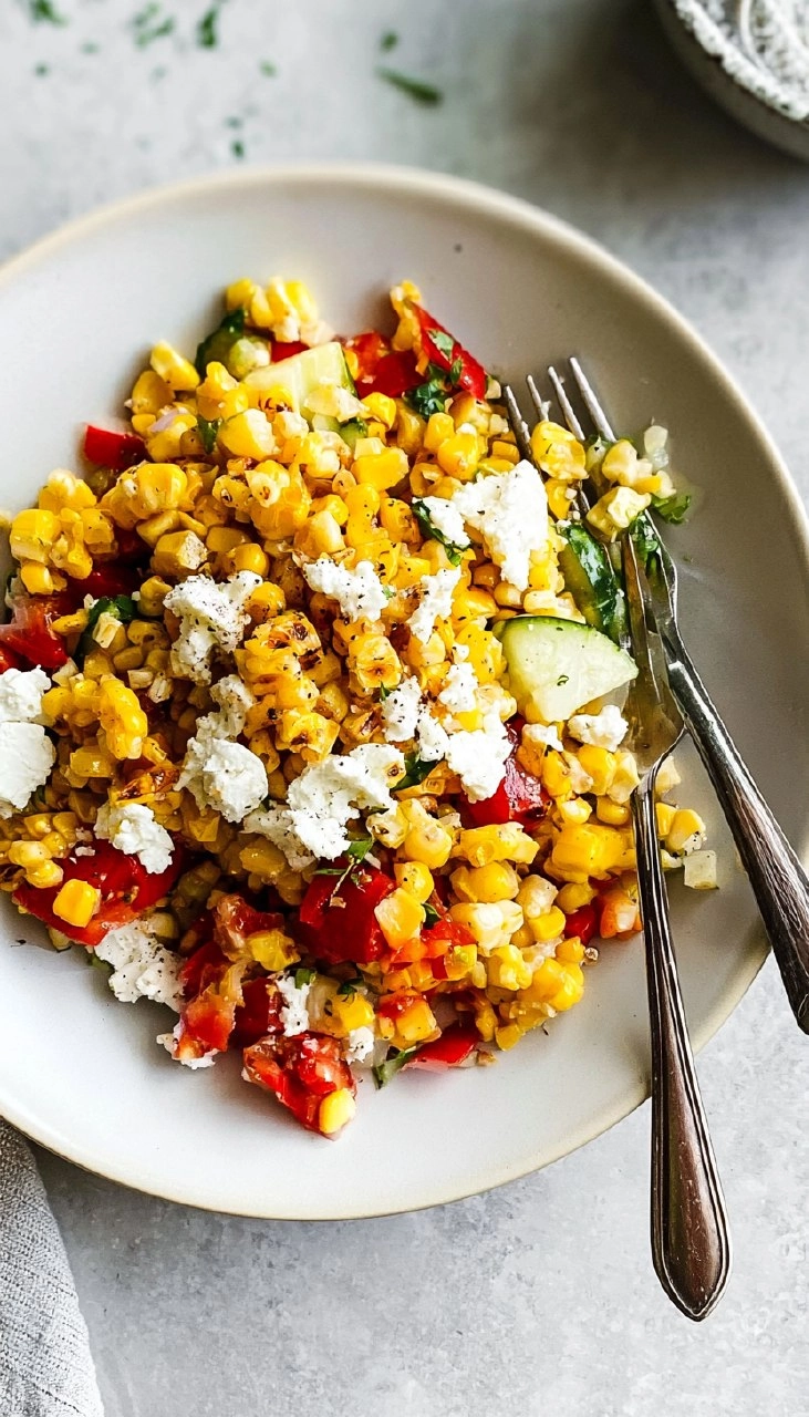 Grilled Corn Salad | Fresh Summer Cookout Side