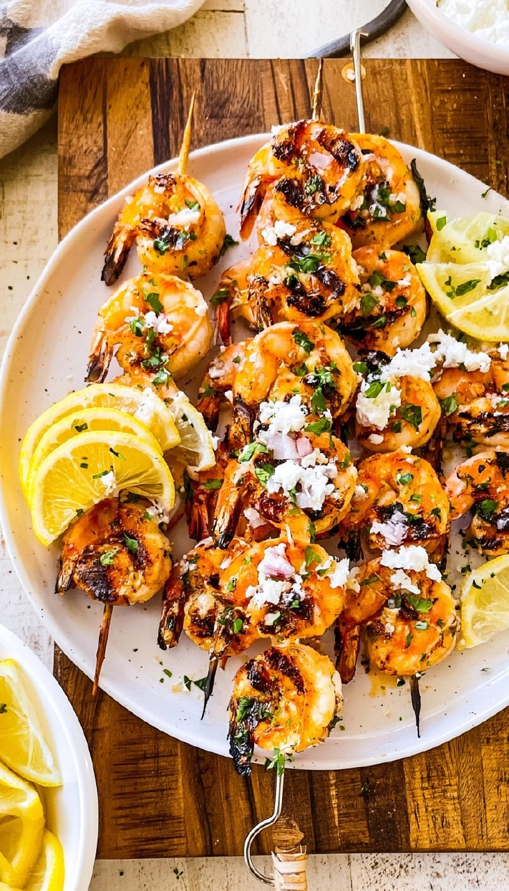 Grilled Shrimp Skewers | Easy Summer BBQ Seafood Appetizer
