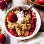 Healthy-Strawberry-Crisp-Gluten-Free-Easy-Almond-Flour-Crumble-Recipe