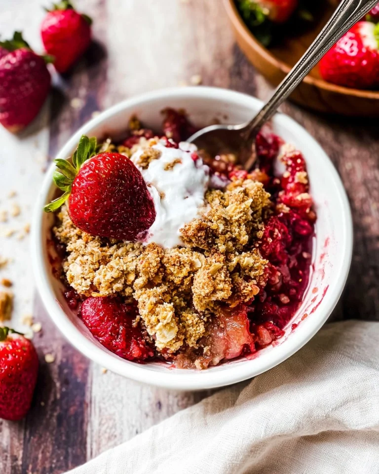 Healthy-Strawberry-Crisp-Gluten-Free-Easy-Almond-Flour-Crumble-Recipe