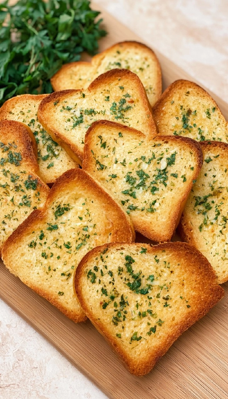Homemade Garlic Bread | Buttery Toasted Side for Pasta Night