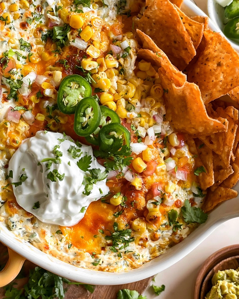 Mexican Street Corn Dip | Creamy Crowd-Pleasing Cookout Appetizer