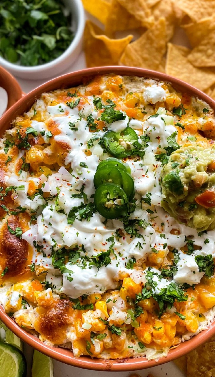 Mexican Street Corn Dip | Creamy Crowd-Pleasing Cookout Appetizer