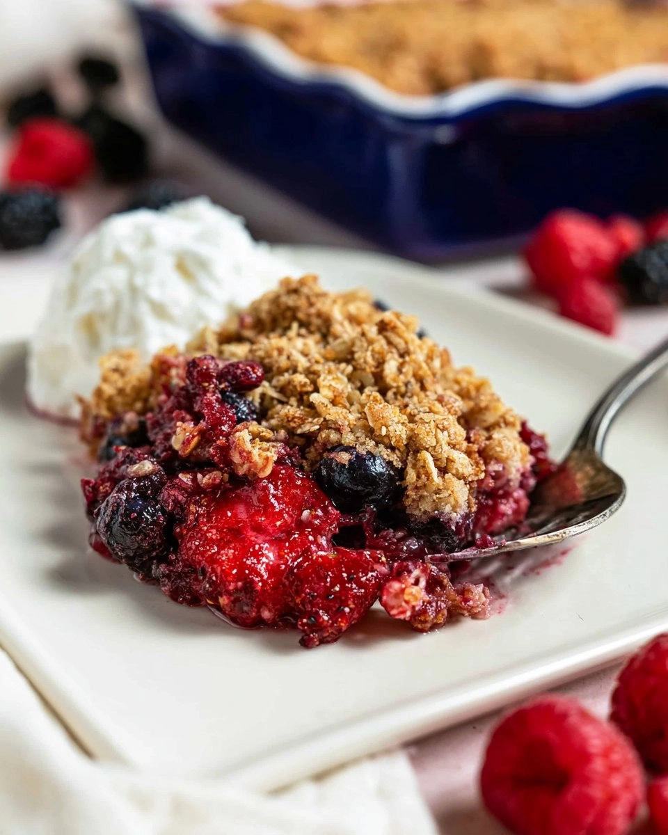 Mixed Berry Crisp