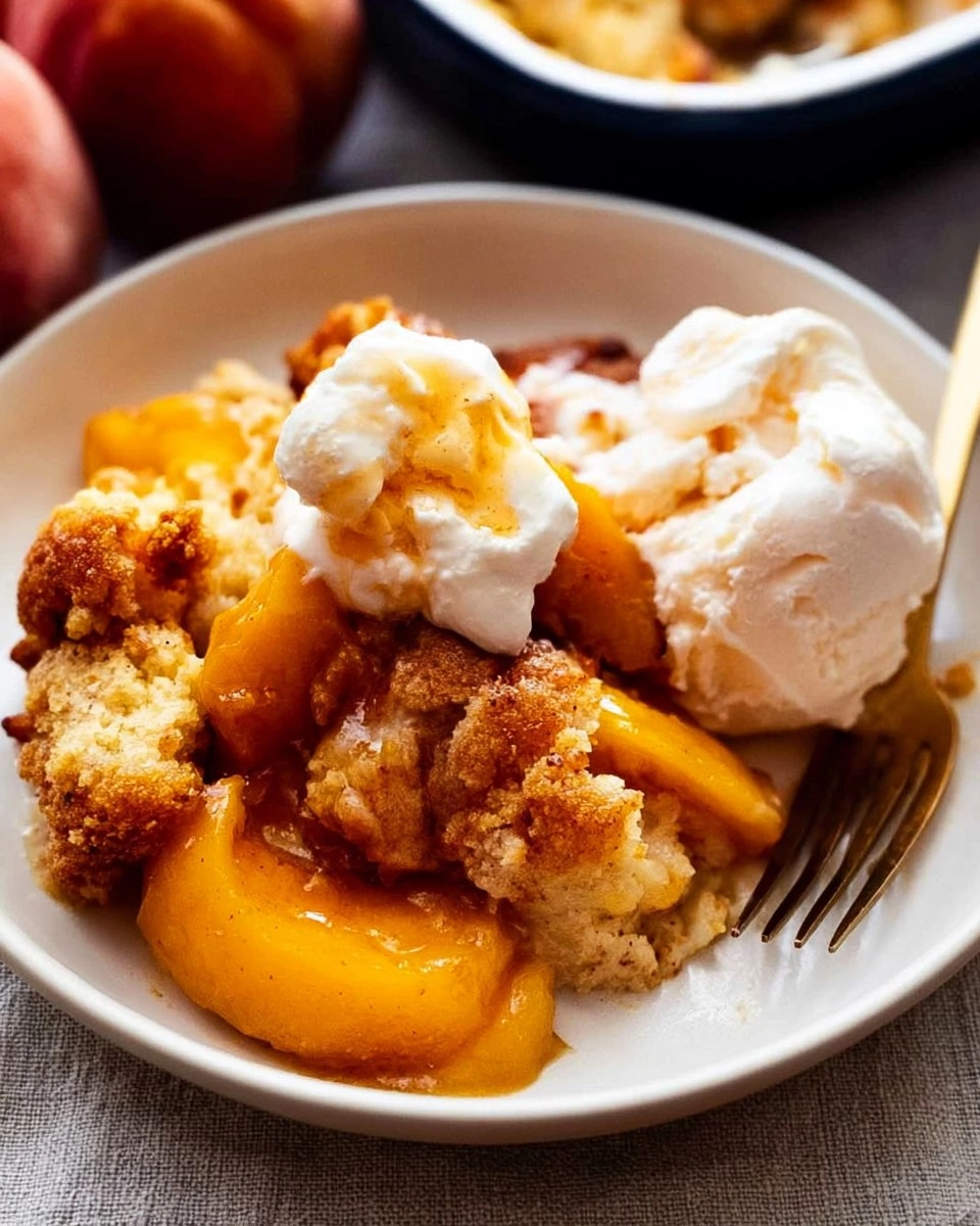 Peach Cobbler | Old-Fashioned Summer Fruit Dessert