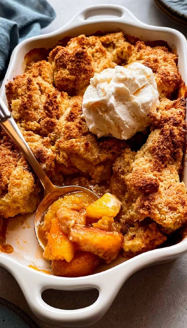 Peach Cobbler | Old-Fashioned Summer Fruit Dessert