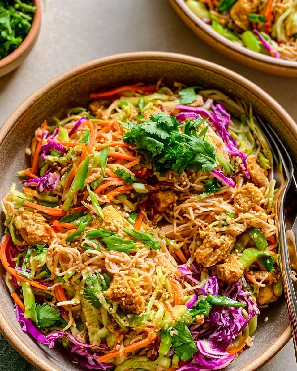 Spring Roll Noodle Salad (Great for Meal Prep!)