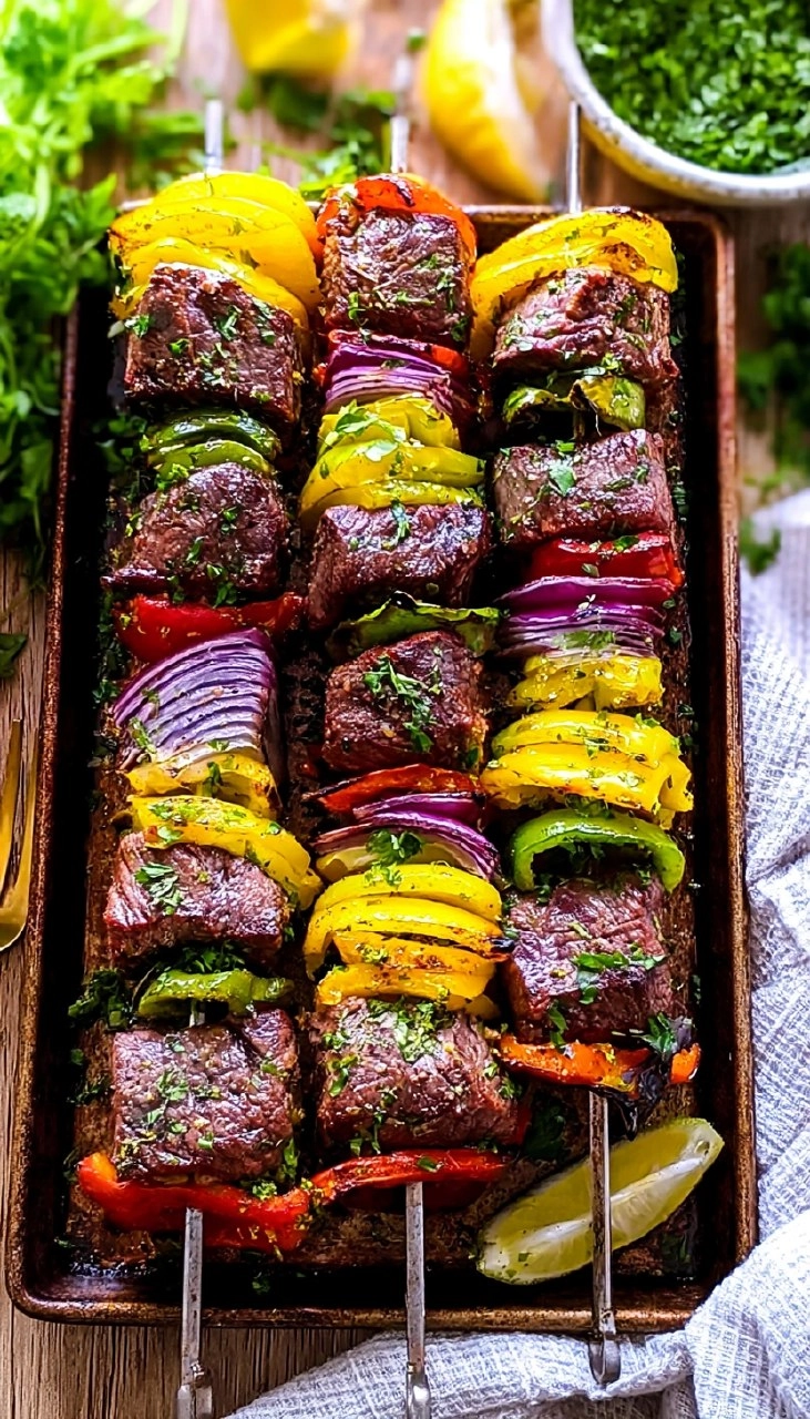 Steak Kabobs | Easy Grilled Skewers for Dad’s Cookout