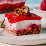 Strawberry-Pretzel-Salad-Sweet-No-Bake-Potluck-Dessert-Recipe