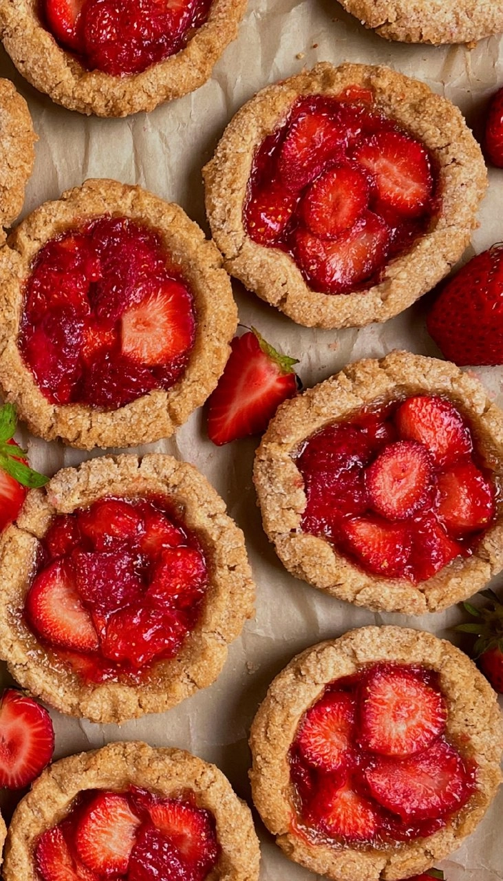 Vegan Strawberry Pie Cookies