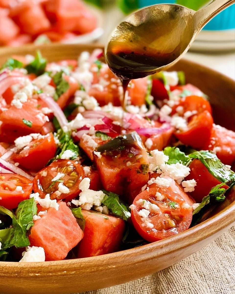 Watermelon Feta Salad | Fresh Summer Picnic Side