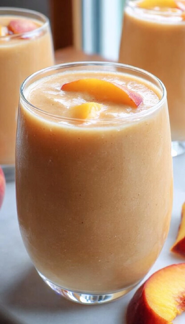 5-Minute Peach Smoothie