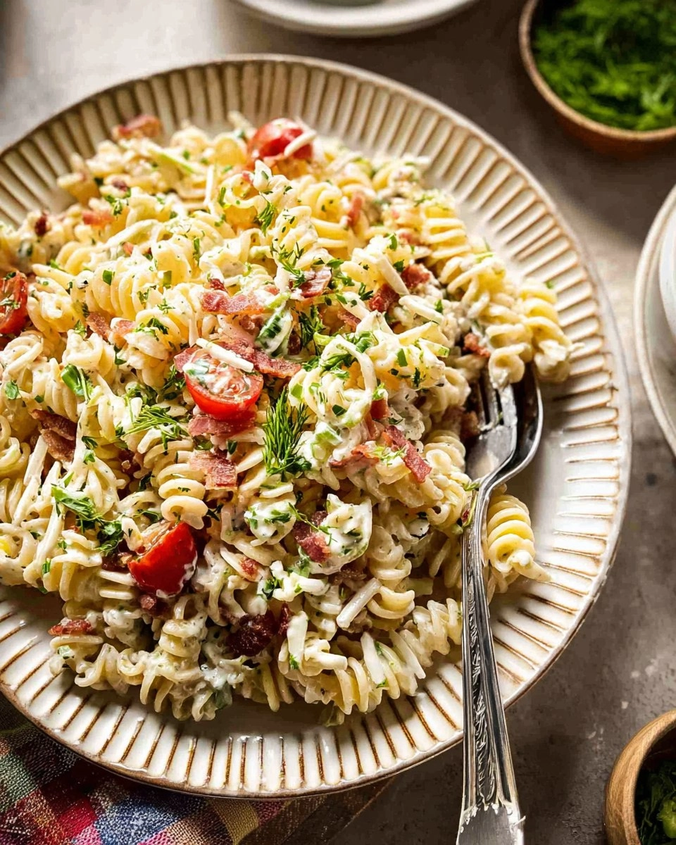 Bacon Ranch Pasta Salad