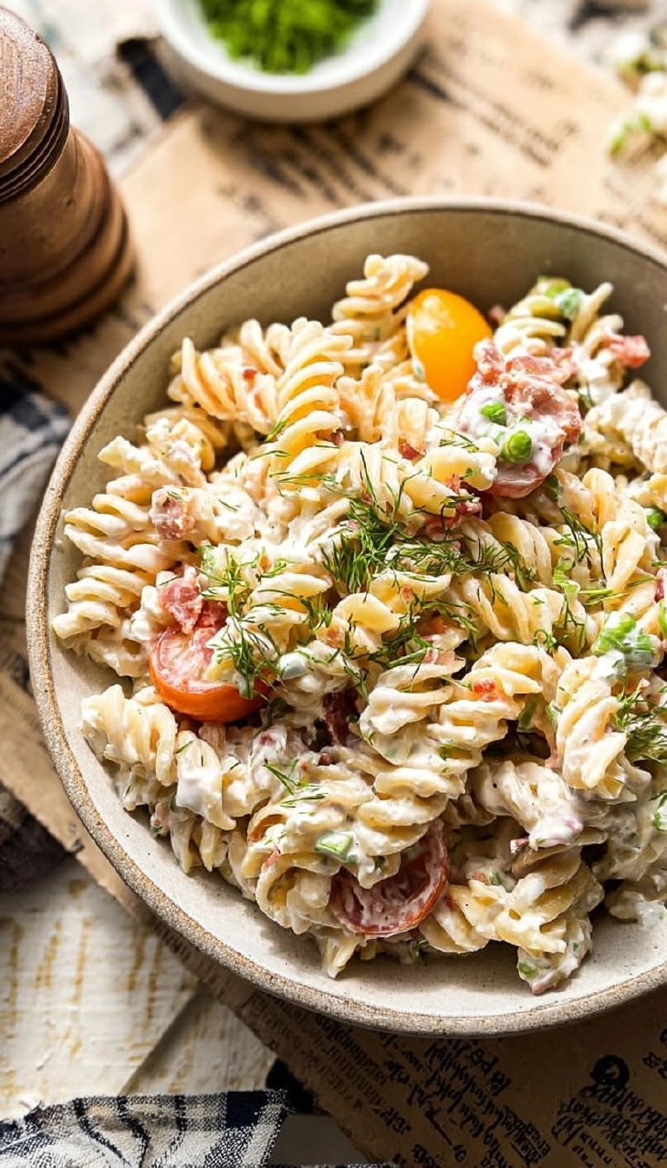Bacon Ranch Pasta Salad