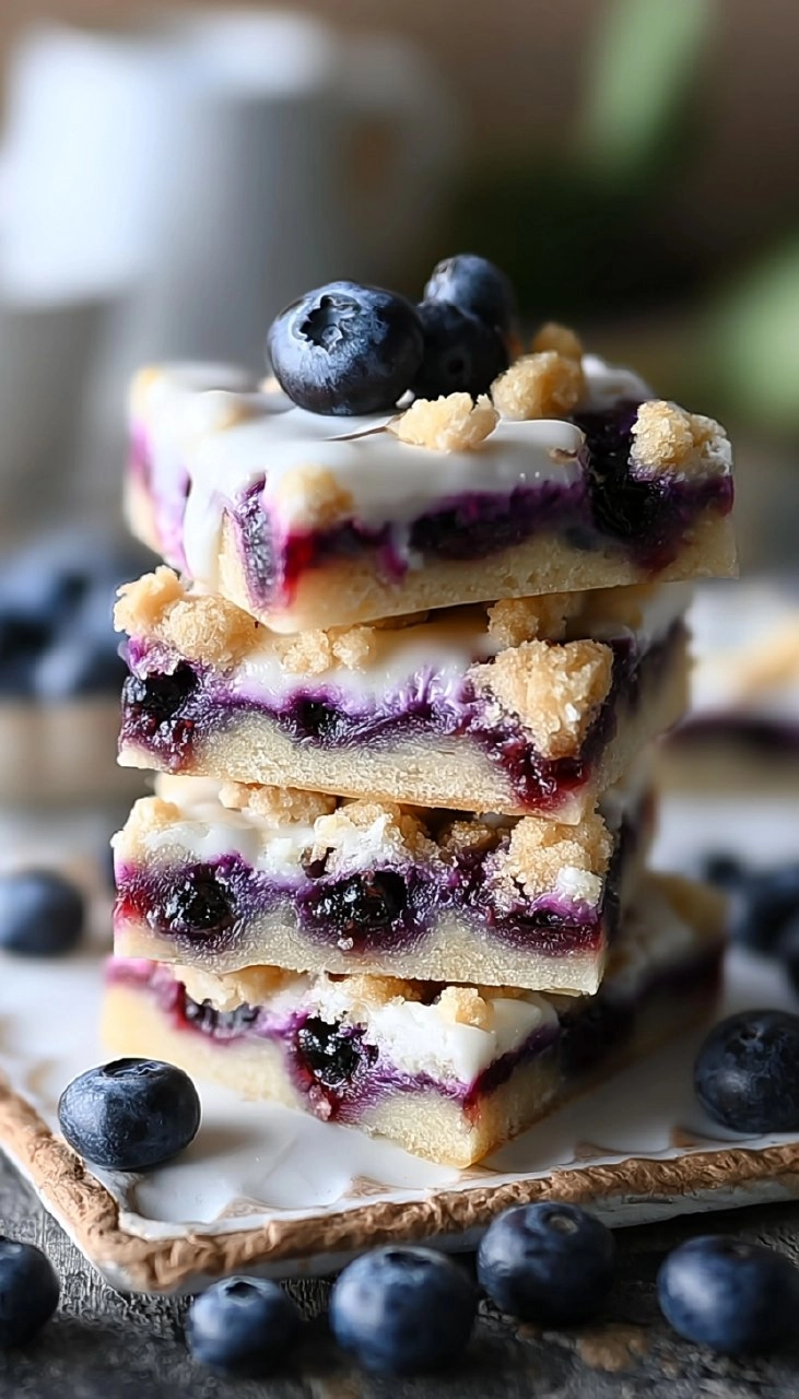 Blueberry Crumble Bars