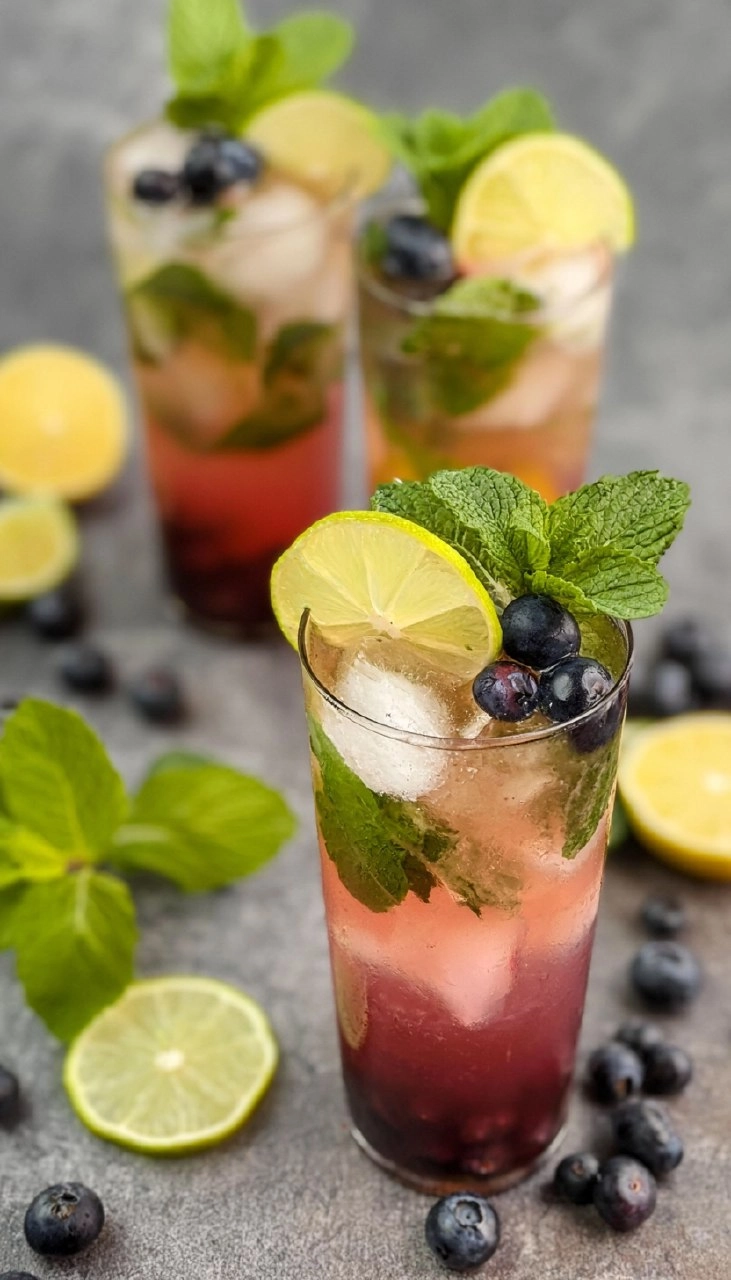 Blueberry Mojitos