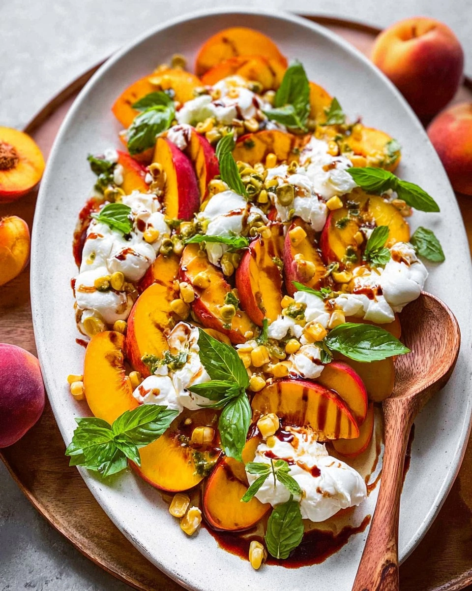 Burrata Peach Salad