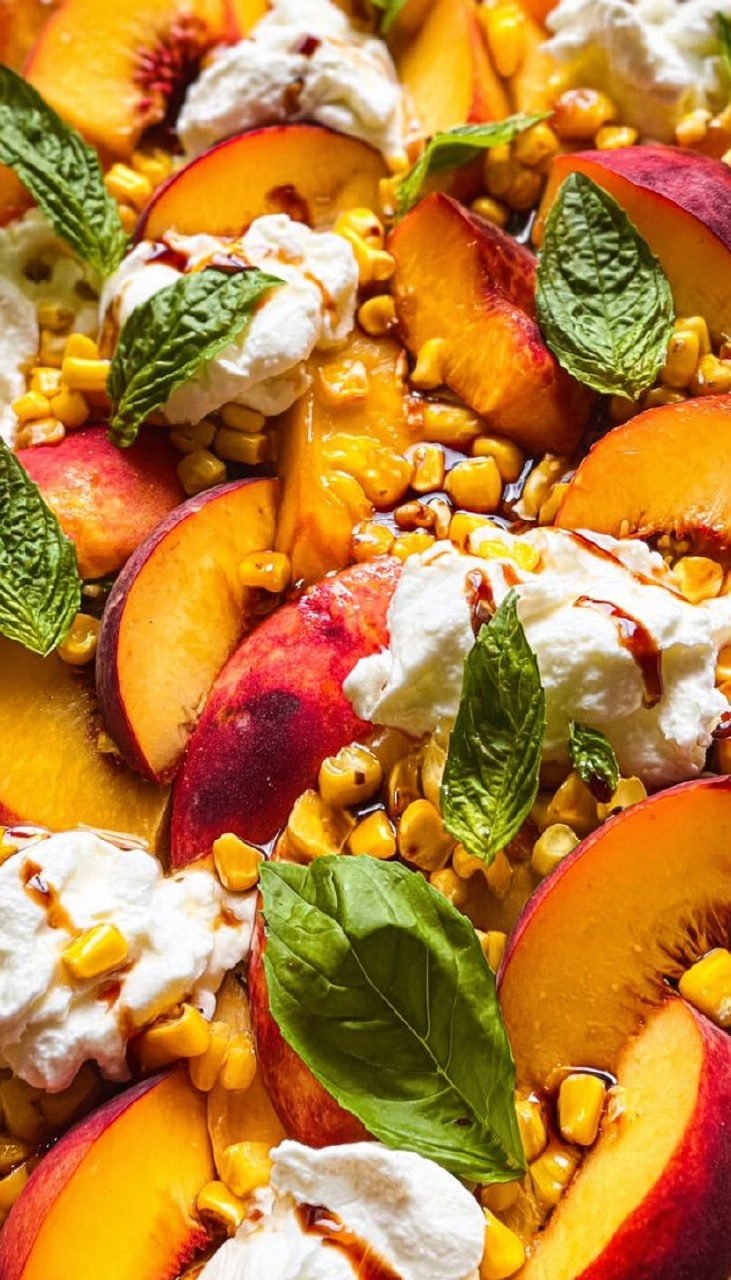 Burrata Peach Salad