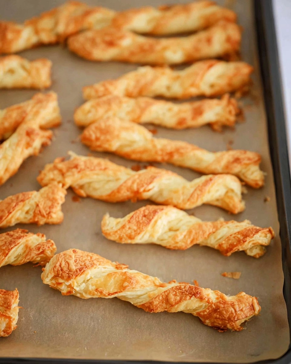 Cheese Twists with Puff Pastry 79 Cheese Twists with Puff Pastry