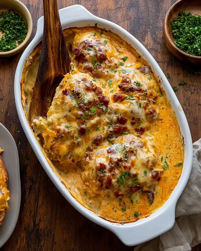 Cheesy-Ranch-Chicken-Casserole-Recipe