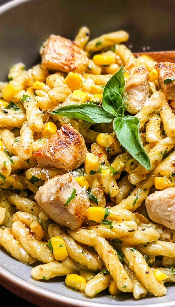 Chicken and Corn Pasta 115 Chicken and Corn Pasta