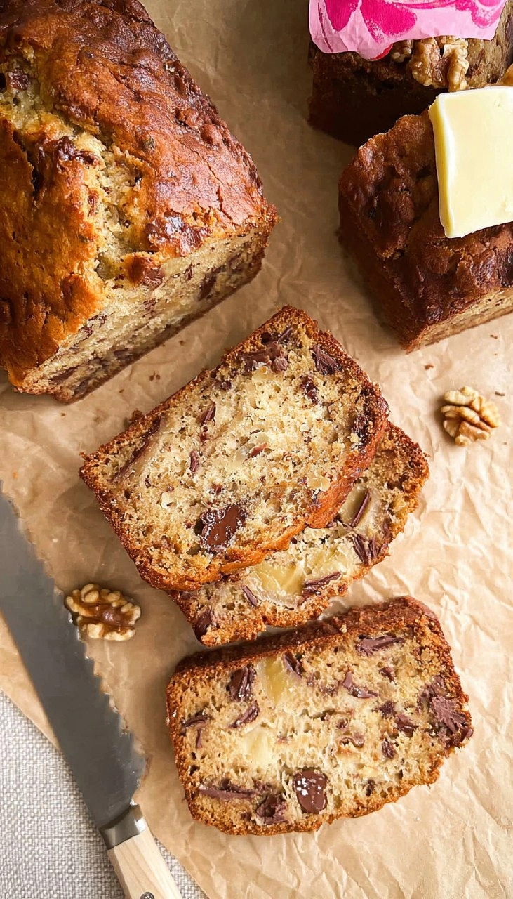Chocolate Chip Walnut Banana Bread 115 Chocolate Chip Walnut Banana Bread