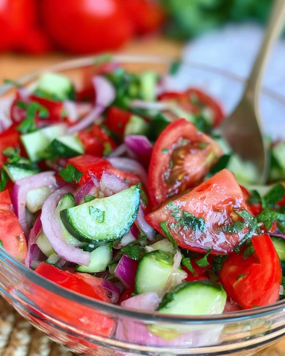 Classic Cucumber Tomato Salad