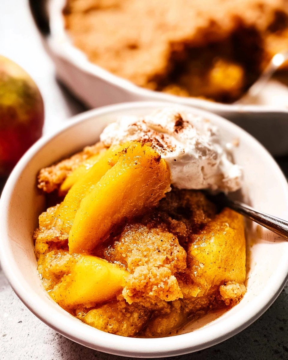 Easy Peach Cobbler (Gluten-Free, Naturally Sweetened)