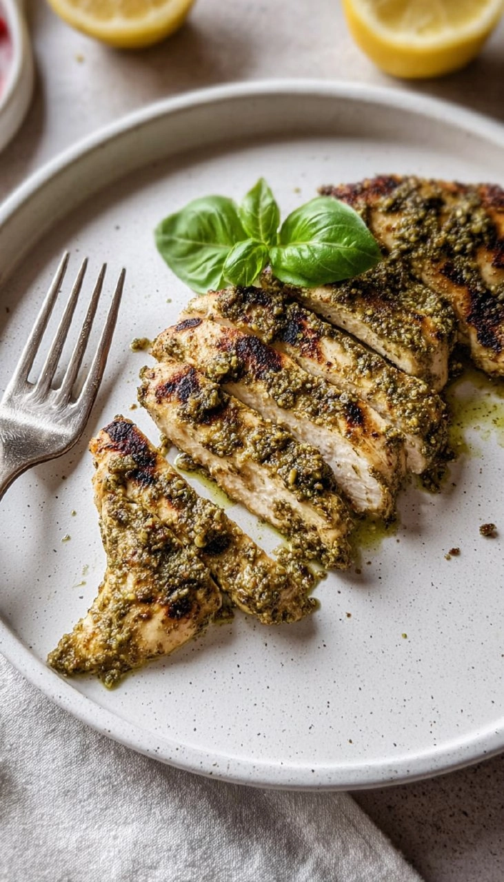 Grilled Pesto Chicken