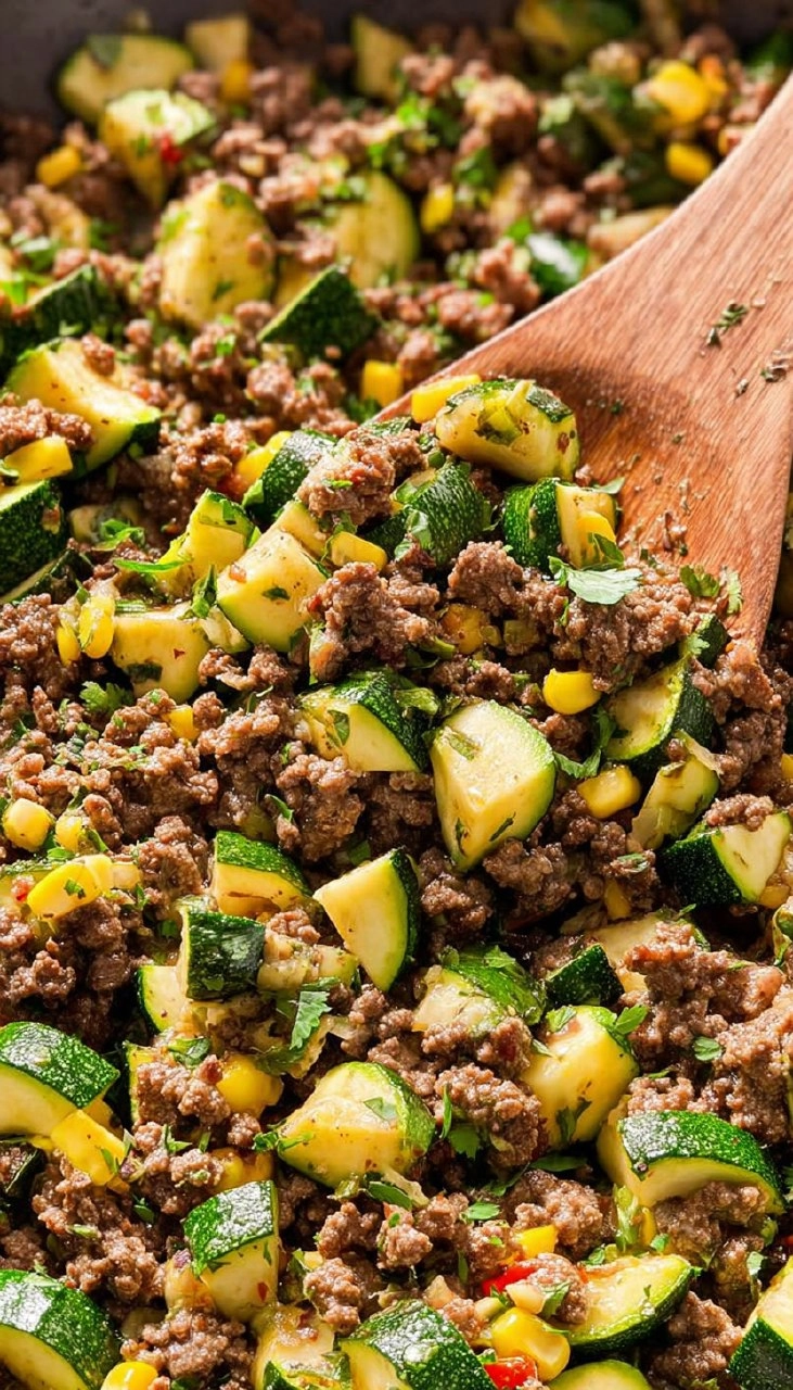Ground Beef and Zucchini Skillet 80 Ground Beef and Zucchini Skillet