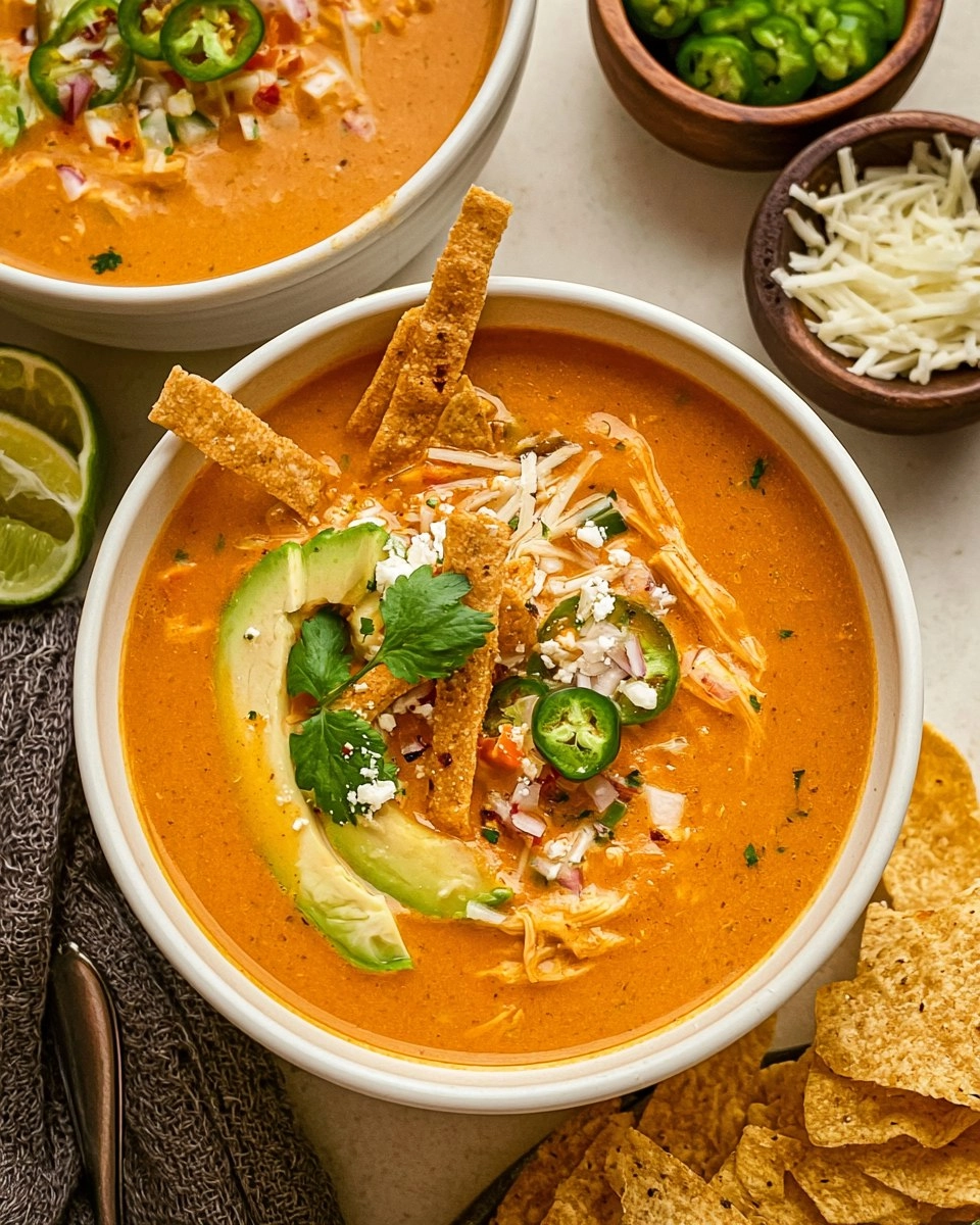 Instant Pot Chicken Enchilada Soup