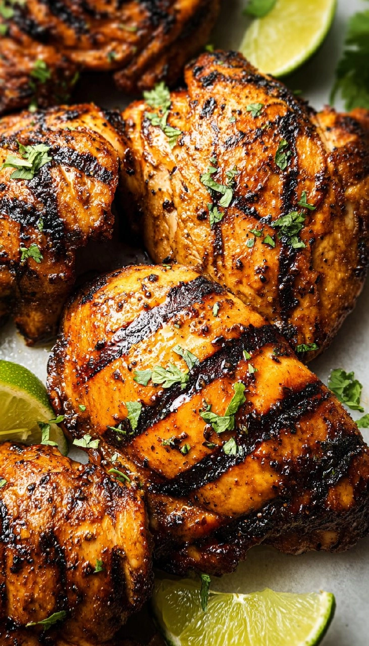 Juicy Grilled Tequila Lime Marinated Chicken