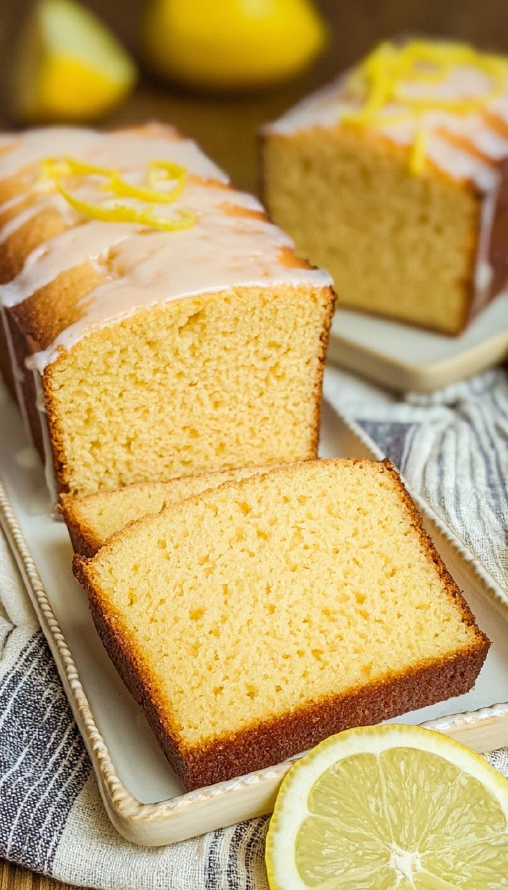 Keto Lemon Bread (Made With Almond Flour & Greek Yogurt)