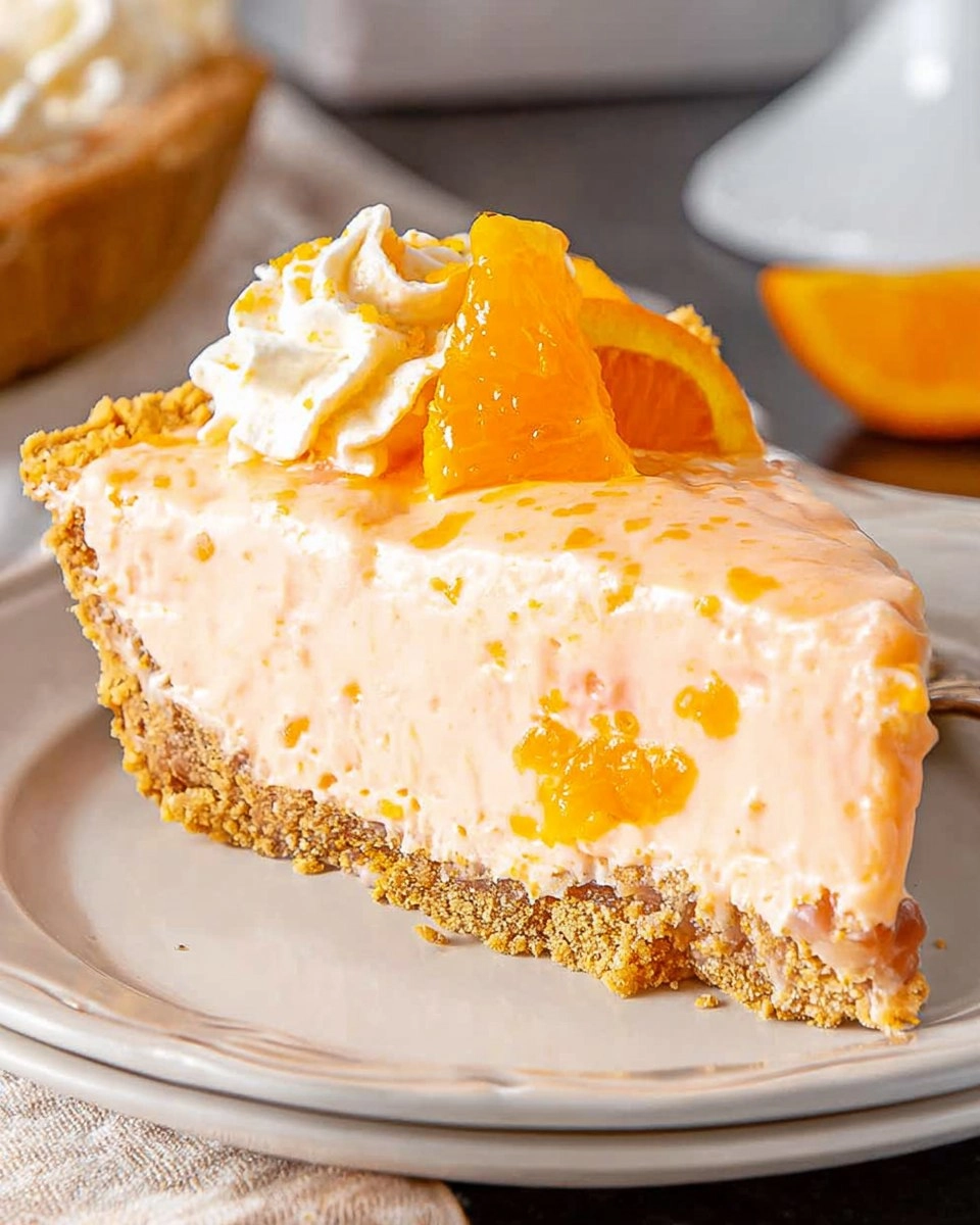 Orange Creamsicle Pie