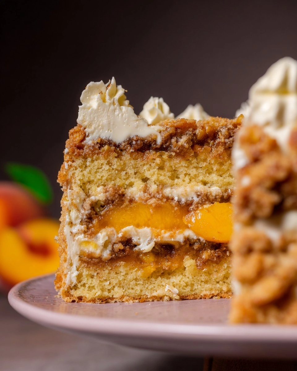Peach Cobbler Cake