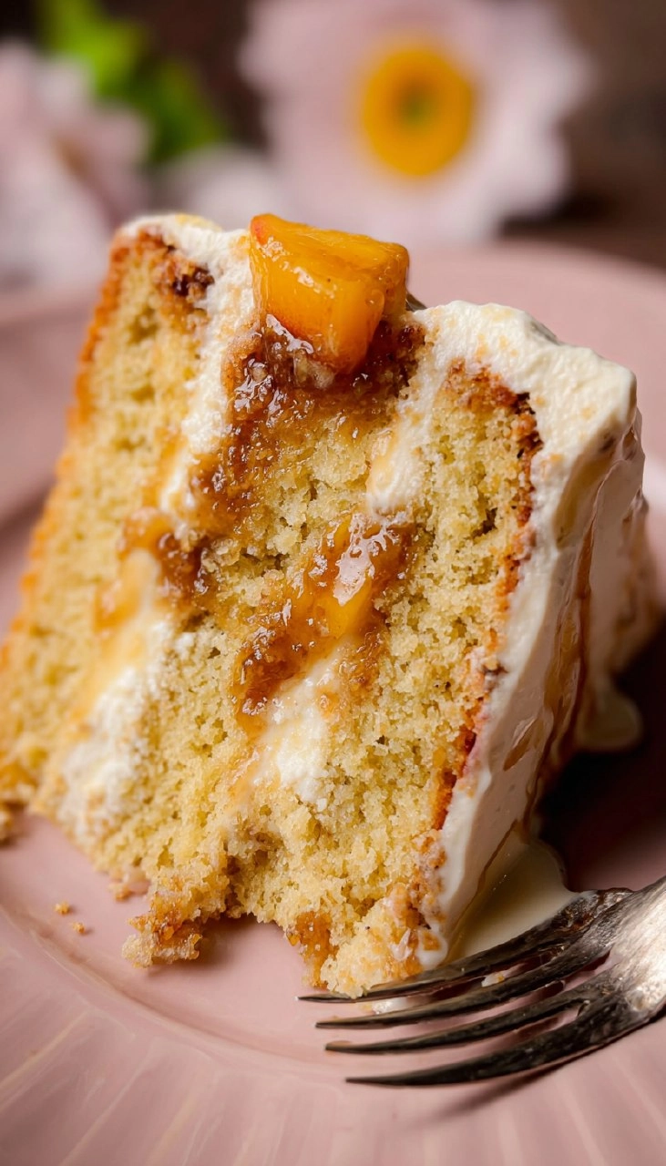 Peach Cobbler Cake
