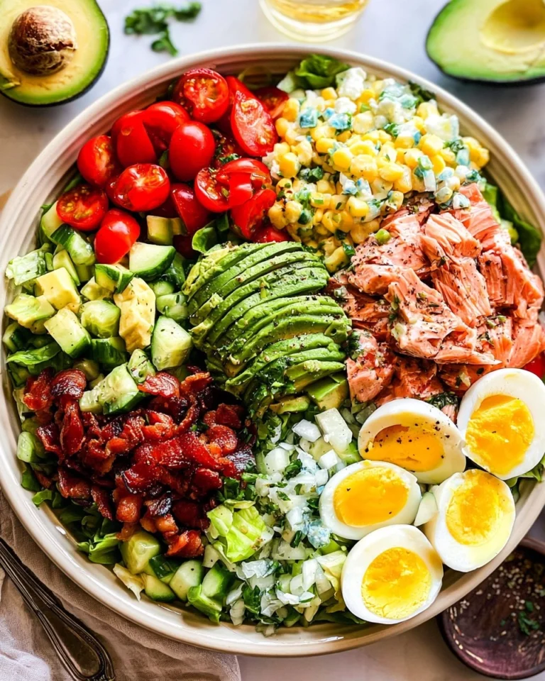 Salmon-Cobb-Salad-with-Avocado-and-Bacon-Whole30-Keto-Recipe