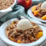 Simple-Peach-Crisp-Recipe-with-Oat-Topping