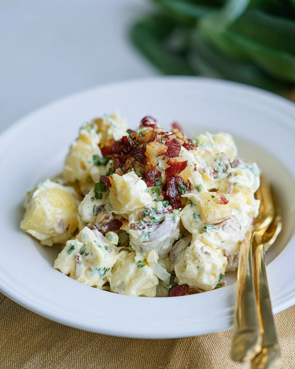 Sour Cream and Bacon Potato Salad 104 Sour Cream and Bacon Potato Salad