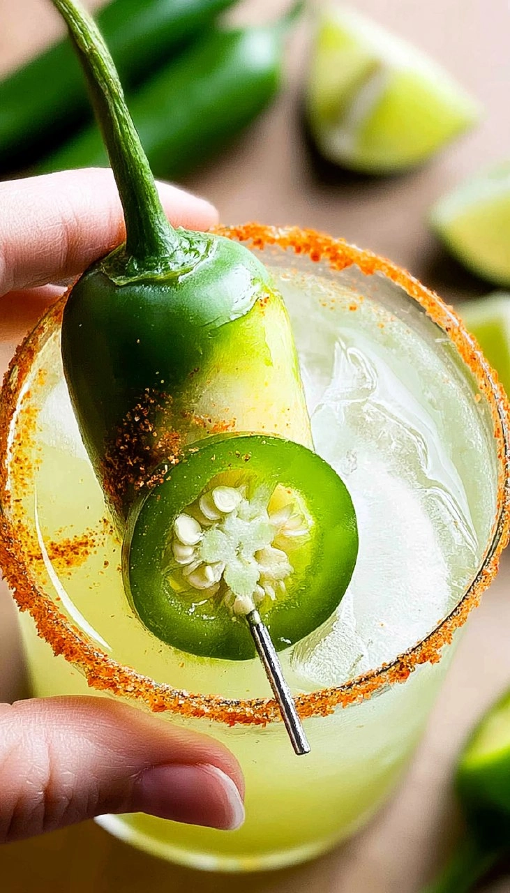Spicy Pickle Margarita