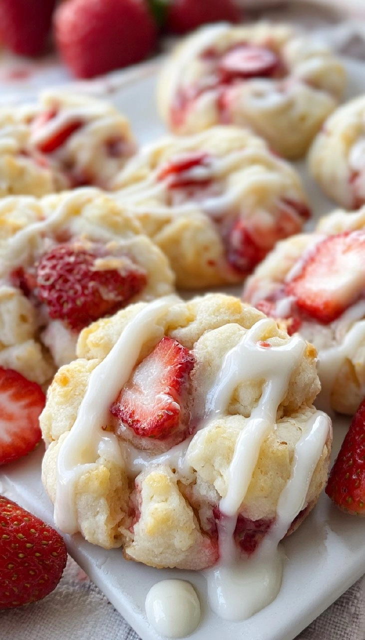 Strawberry Shortcake Cookies
