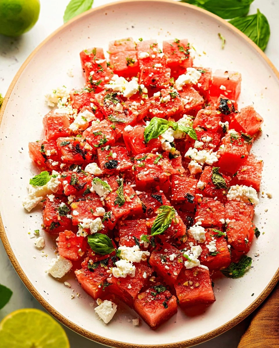 Watermelon Feta Salad 64 Watermelon Feta Salad