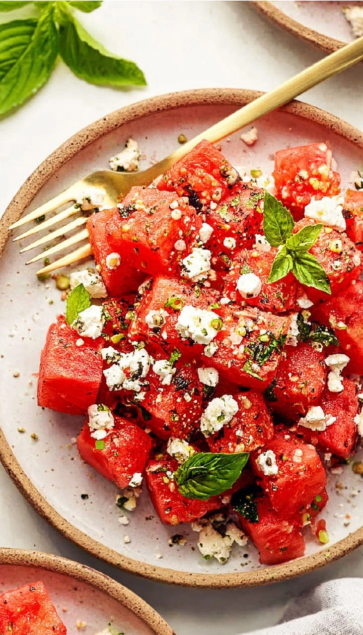 Watermelon Feta Salad 65 Watermelon Feta Salad